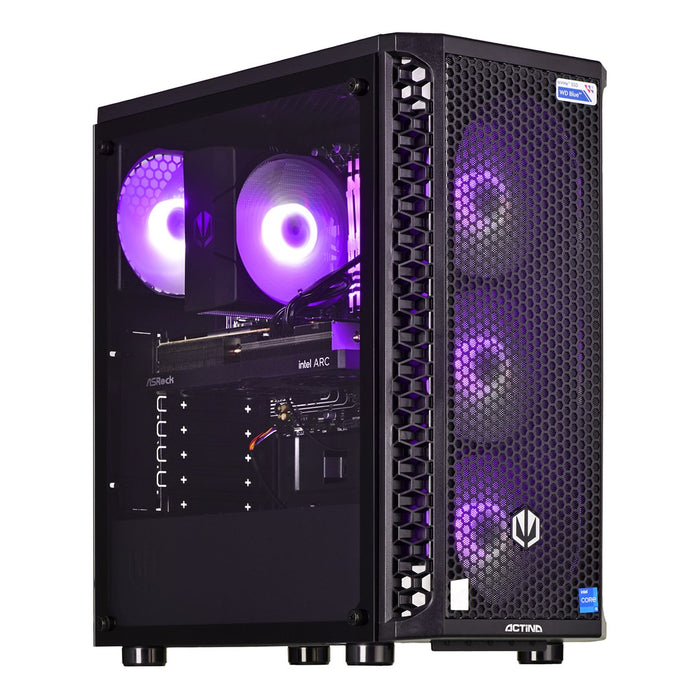 Actina 5901443387886 PC AMD Ryzen™ 7 5700X 32 GB DDR4-SDRAM 1 TB SSD NVIDIA GeForce RTX 4060 Midi Tower Черен