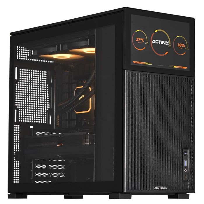 Actina 5901443401629 PC AMD Ryzen™ 7 7800X3D 32 GB DDR5-SDRAM 2 TB SSD AMD Radeon RX 7900 GRE Midi Tower Черен