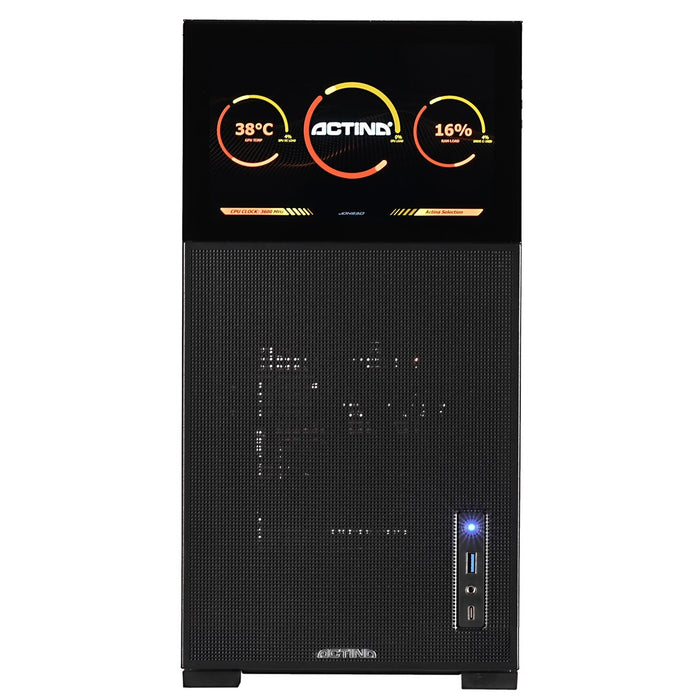 Actina 5901443401629 PC AMD Ryzen™ 7 7800X3D 32 GB DDR5-SDRAM 2 TB SSD AMD Radeon RX 7900 GRE Midi Tower Черен