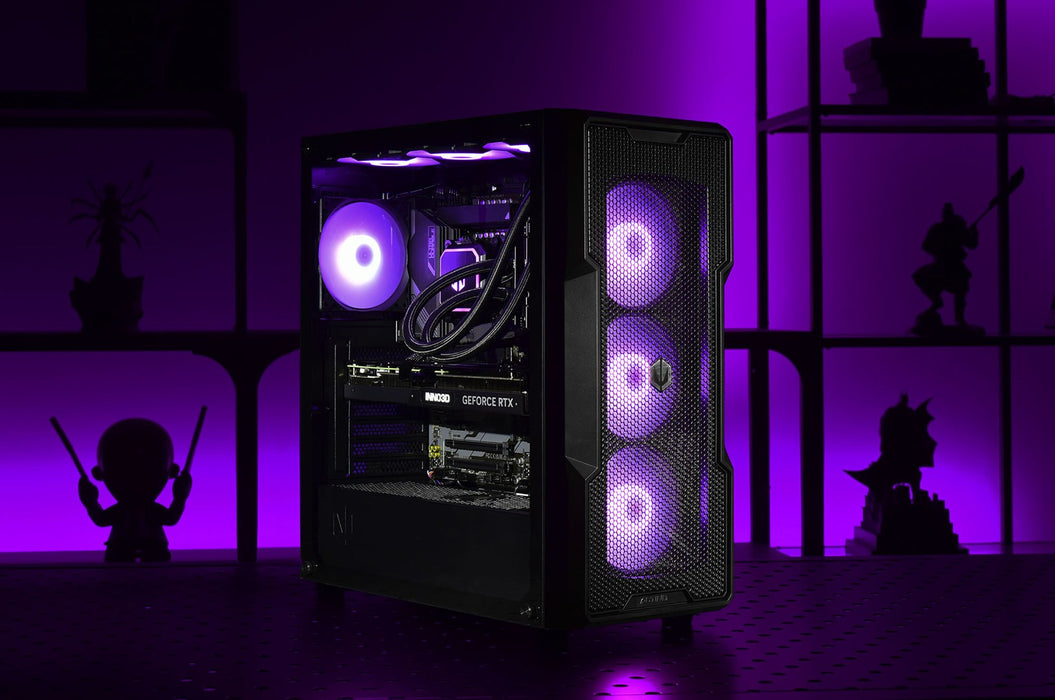 Actina 5901443406297 PC AMD Ryzen™ 7 9800X3D 32 GB DDR5-SDRAM 1 TB SSD NVIDIA GeForce RTX 4070 Ti Super Midi Tower Black