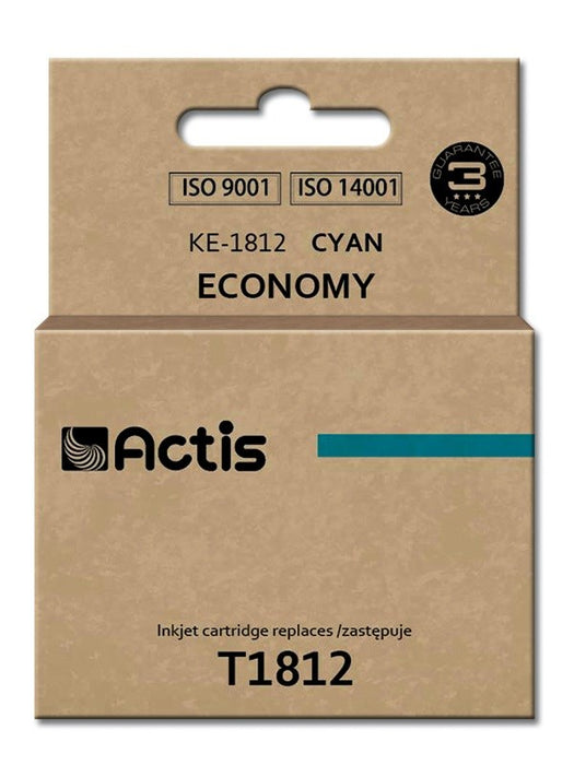 Мастило Actis KE-1812 (заместител за Epson T1812; Standard; 15 ml; циан)