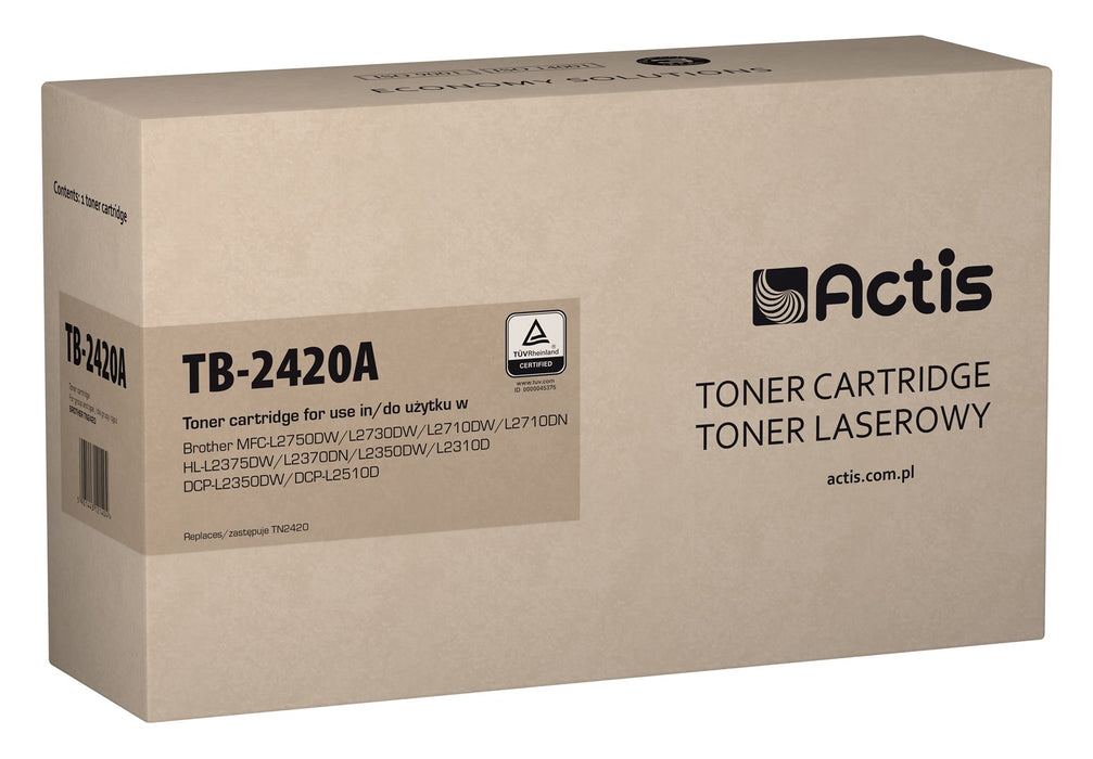 Тонер Actis TB-2420A (заместител за Brother TN-2420A; Supreme; 3000 страници; черен)