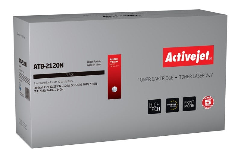 Тонер Activejet ATB-2120N (заместител за Brother TN-2120; Supreme; 2600 страници; черен)