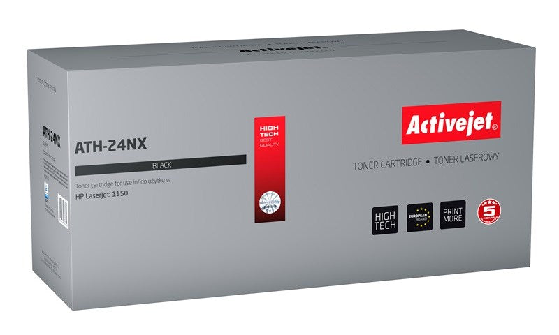 Тонер Activejet ATH-24NX (заместител за HP 24X Q2624X; Supreme; 4400 страници; черен)