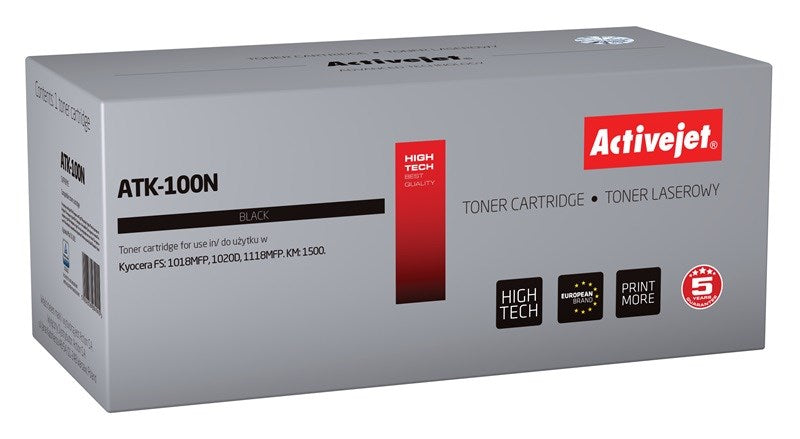 Тонер Activejet ATK-100N (заместител за Kyocera TK-100/TK-18; Supreme; 7800 страници; черен)