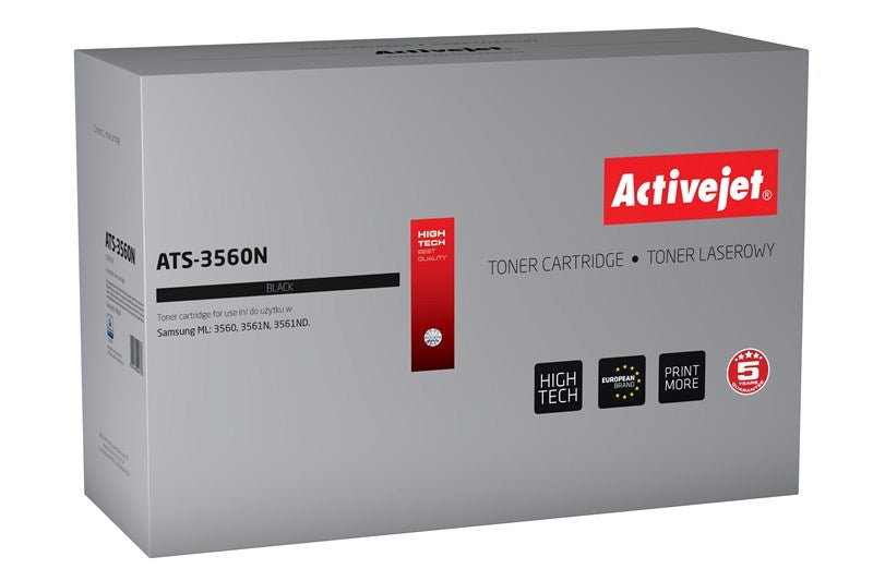 Тонер Activejet ATS-3560N (заместител за Samsung ML-3560D8; Supreme; 12000 страници; черен)