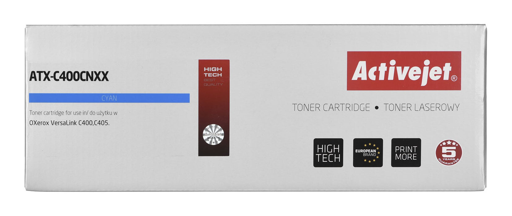 Тонер Activejet ATX-C400CNXX (заместител за Xerox 106R03534; Supreme; 8000 страници; циан)