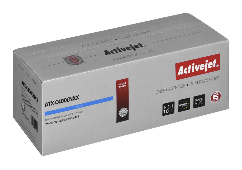Тонер Activejet ATX-C400CNXX (заместител за Xerox 106R03534; Supreme; 8000 страници; циан)