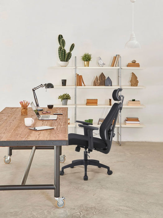 Activejet Офис стол ергономичен T5 черен