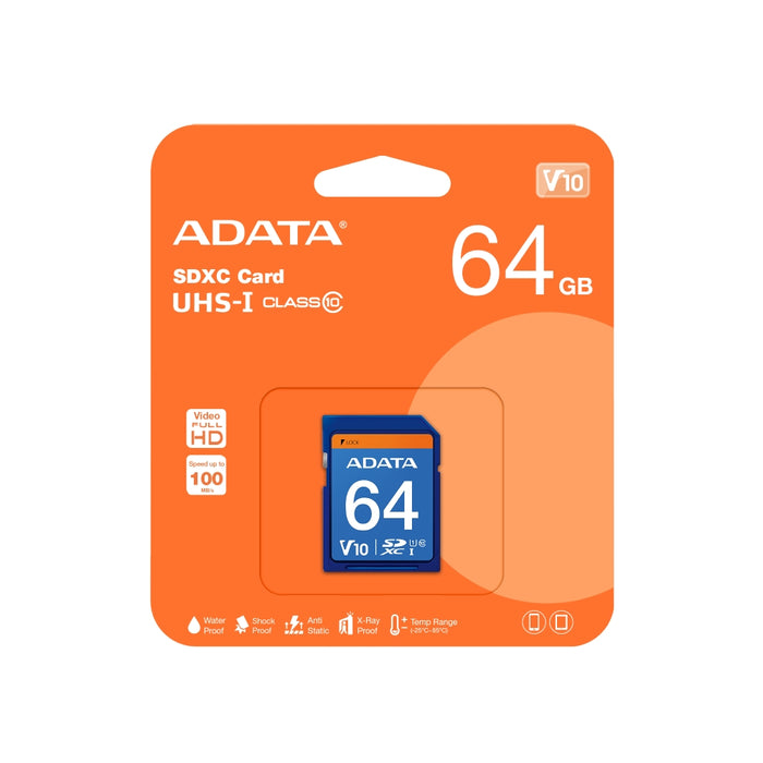 ADATA 64GB SDXC UHS-I КЛАС 10