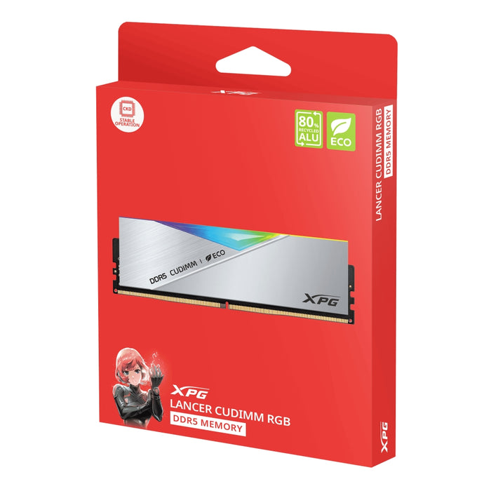 ADATA LANCER RGB 48GB (2x24GB) DDR5 9200 MHz CU-DIMM Сребрист