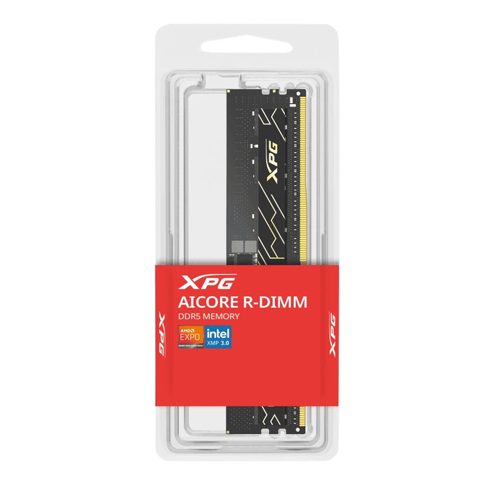 ADATA AICORE 32GB (2x16GB) DDR5 6400 MHz R-DIMM черен
