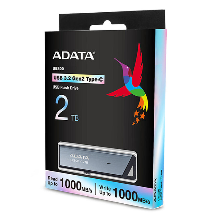 USB стик Adata ELITE UE800 2 TB Сребрист