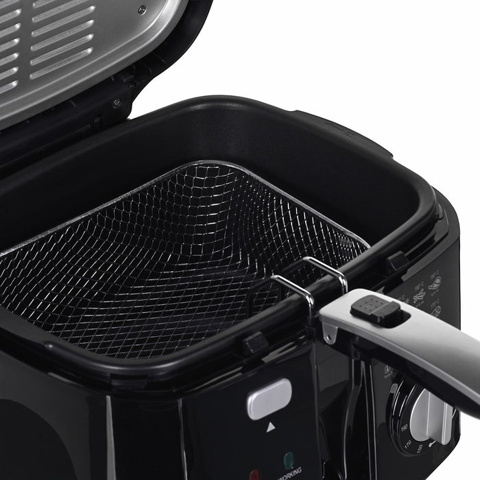 Фритюрник Mesko Home MS 4908 Единичен 2.5 L Самостоятелен 1800 W Фритюрник Черен, Сив