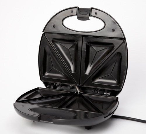 Adler AD 3015 уред за сандвичи 750 W Черен, Сребрист