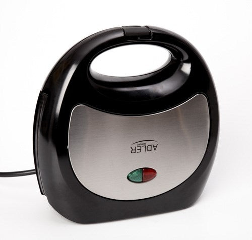 Adler AD 3015 уред за сандвичи 750 W Черен, Сребрист