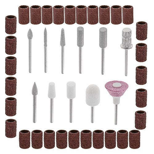 Adler AD 2181 Nail milling machine - 11-in-1 set Pink