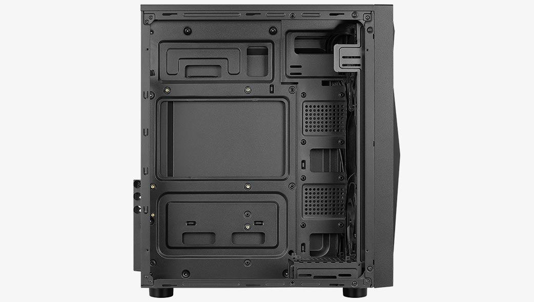 Aerocool Glider Cosmo-A-BK-v2 Midi Tower Черен