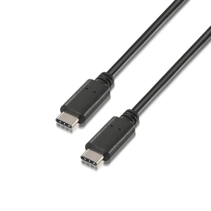 Кабел за данни/презареждане с USB Aisens A107-0058 Черен 3 m (1 броя)