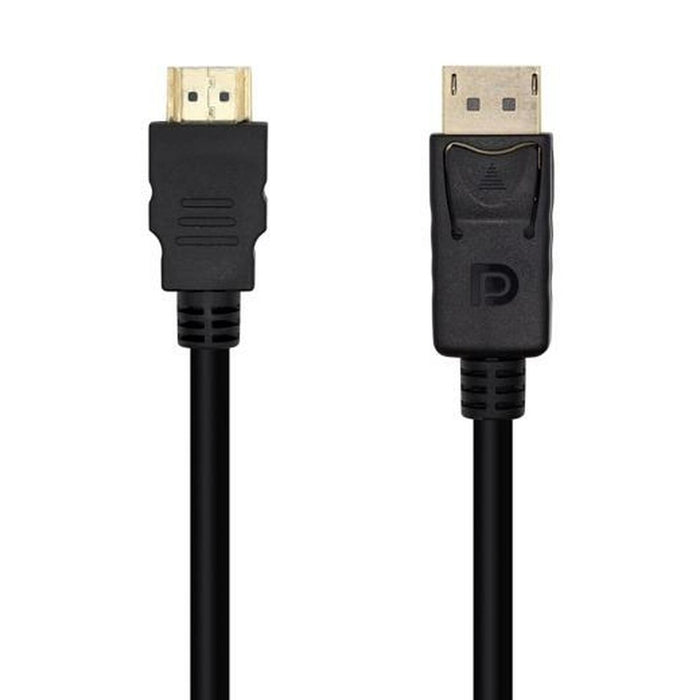 Адаптер за DisplayPort към HDMI Aisens A125-0459 Черен 1 m