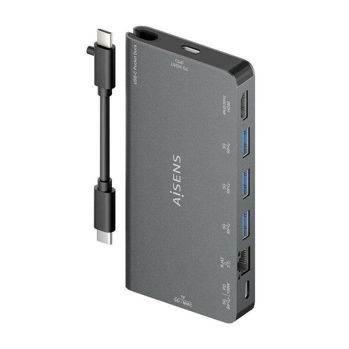 USB извод Aisens ASUC-8P015-GR Сив (1 броя)