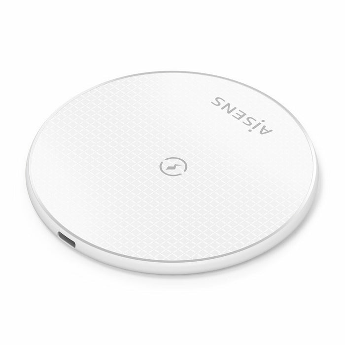 Безжично зарядно Aisens ASCH-15W1WC057-W Бял 15 W