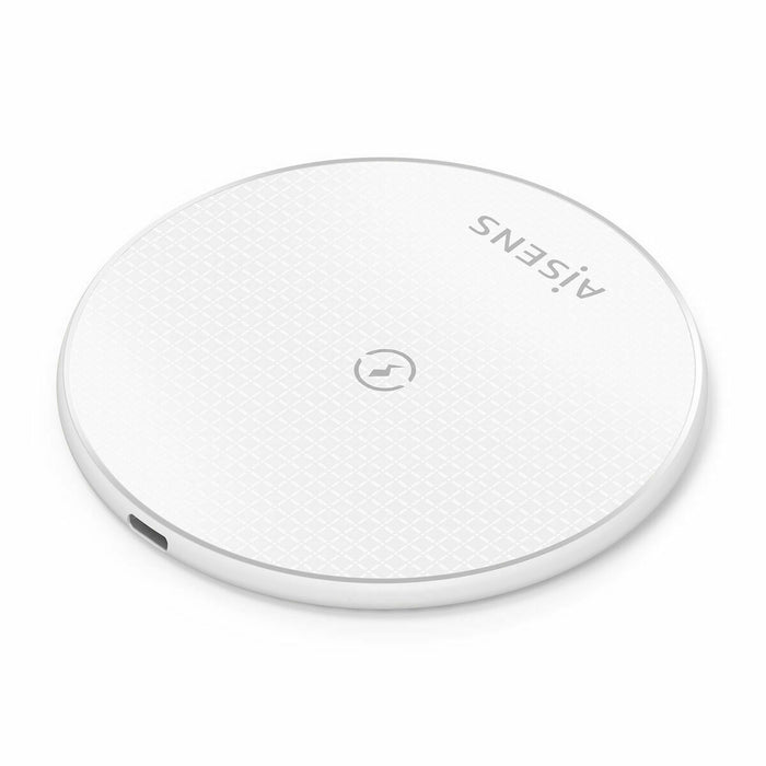 Безжично зарядно Aisens ASCH-15W1WC057-W Бял 15 W