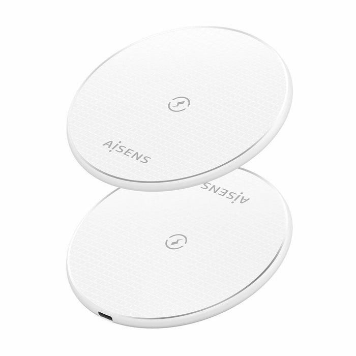 Безжично зарядно Aisens ASCH-15W1WC057-W Бял 15 W