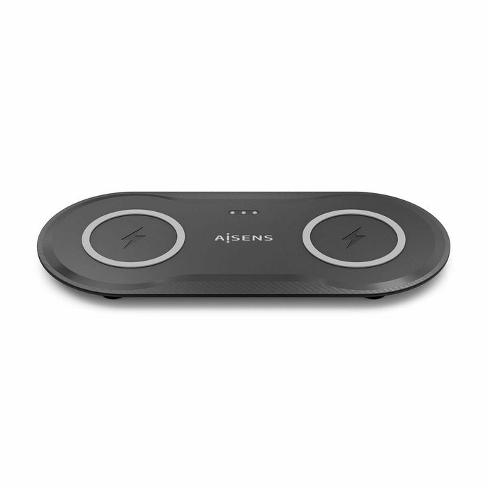 Безжично зарядно Aisens ASCH-15W2WC060-BK Черен