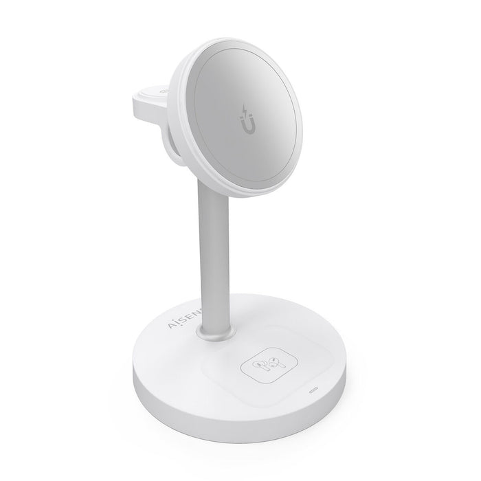 Безжично зарядно Aisens ASCH-15W3WC065-W Бял 15 W