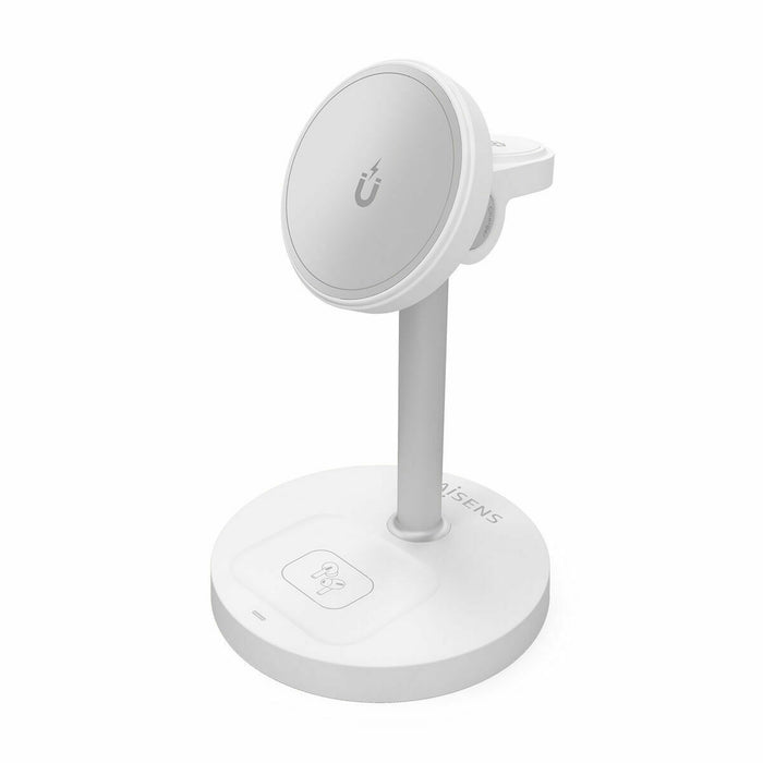 Безжично зарядно Aisens ASCH-15W3WC065-W Бял 15 W