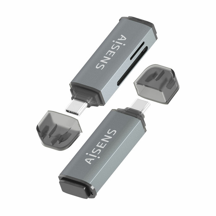 Четец за карти Aisens ASCR-2C10-GR Сив