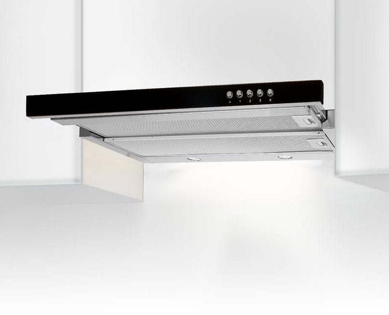 Akpo WK-7 Light Glass 50 Аспиратор за под шкаф Inox, черен