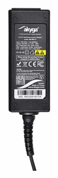 Зарядно за мобилни устройства Akyga AK-NU-11 Indoor Black
