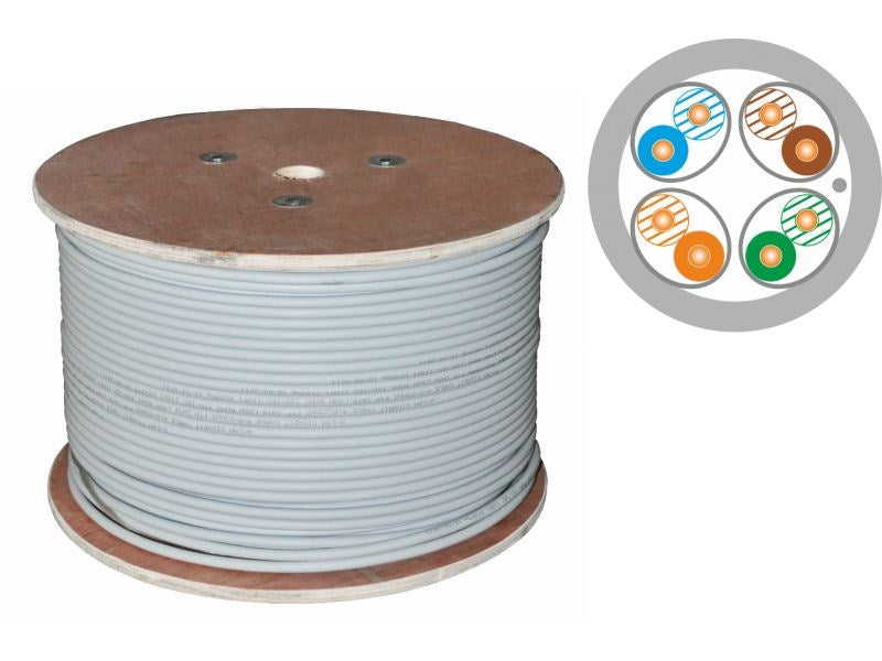ALANTEC U/FTP cat.6A B2ca LSOH кабел 4x2x23AWG 500m