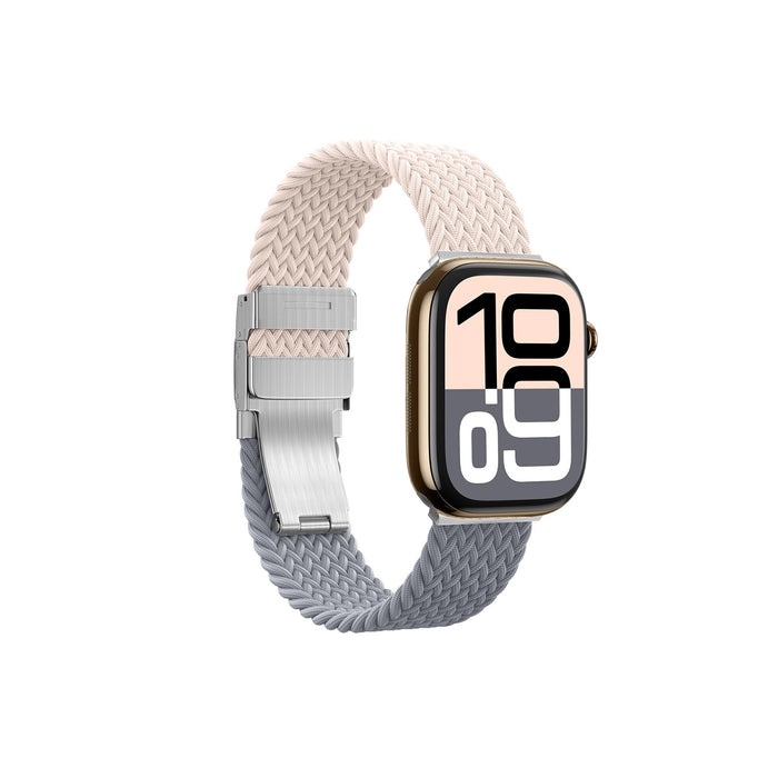 Комплект от 2 каишки AmazingThing Blend за Apple Watch 45/46/49 мм - розово-сиво/розово