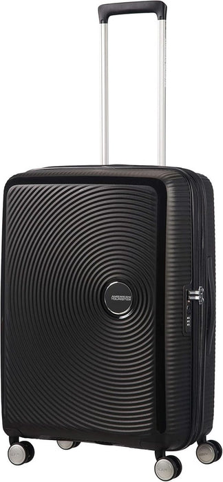 Среден куфар American Tourister Soundbox Medium - бас черен