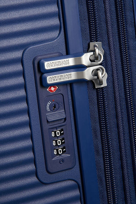 Голям куфар American Tourister Soundbox - Midnight Navy