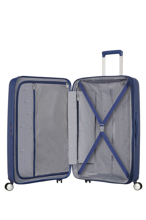 Голям куфар American Tourister Soundbox - Midnight Navy
