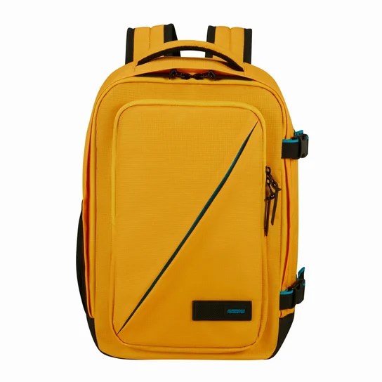 Кабинна раница American Tourister Take2Cabin S - жълта