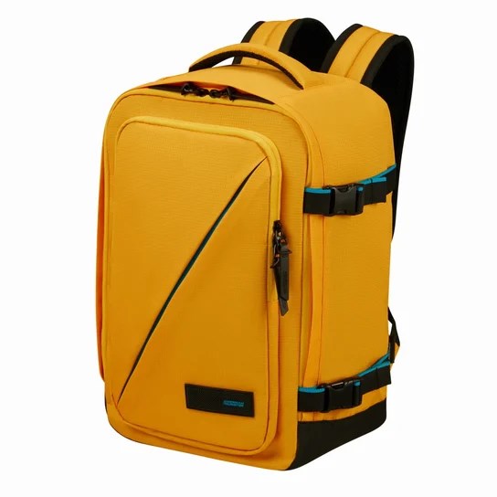 Кабинна раница American Tourister Take2Cabin S - жълта