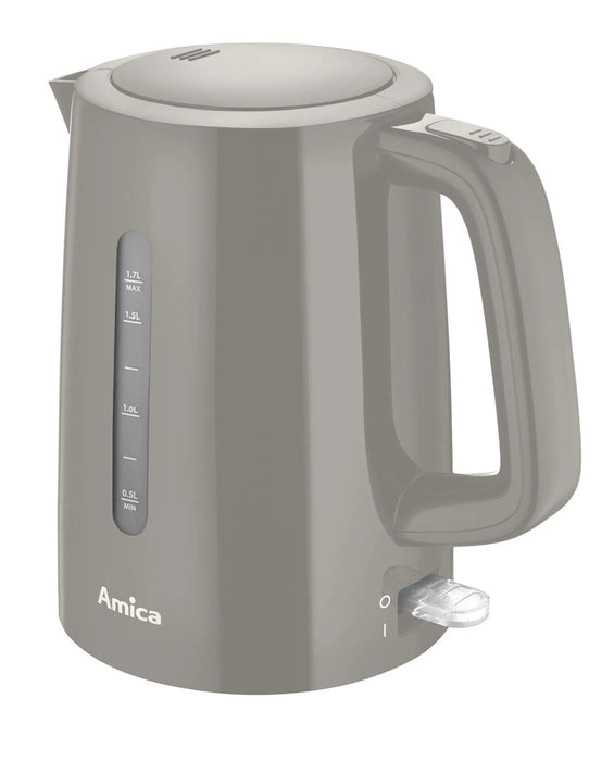 Amica KF 1013 1.7 л 2200 W електрическа кана Сива