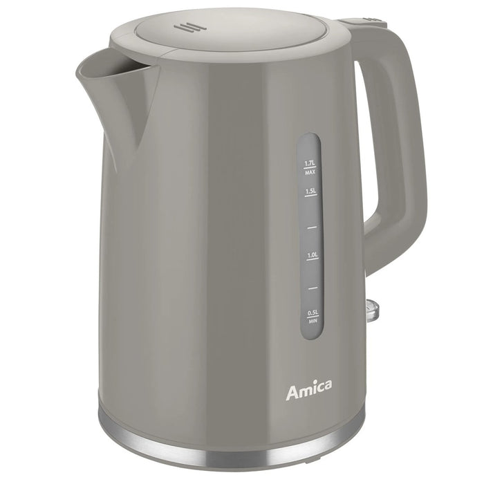 Amica KF 1013 1.7 л 2200 W електрическа кана Сива
