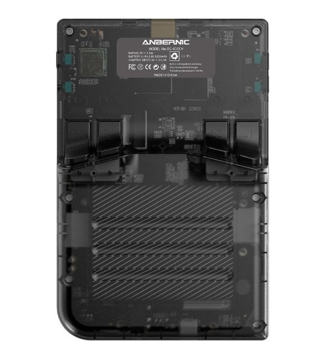 Ретро игрална конзола ANBERNIC RG40XX V Черна / прозрачна