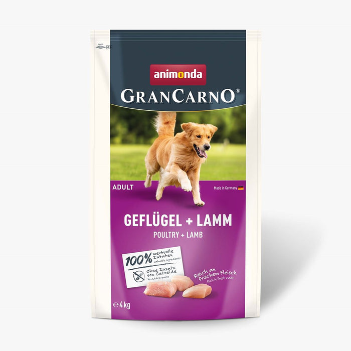 ANIMONDA Gran Carno Adult Poultry with Lamb - суха храна за кучета - 4 кг
