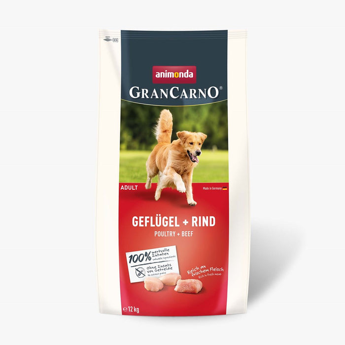 ANIMONDA Gran Carno Adult Poultry with Beef - суха храна за кучета - 12 кг