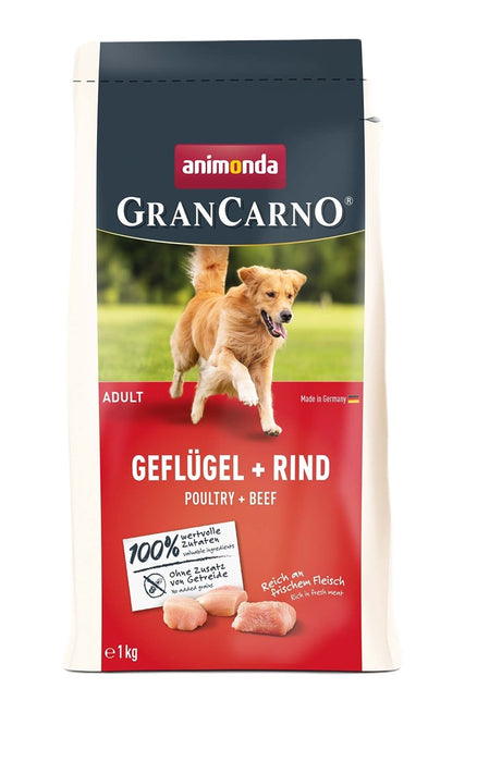 ANIMONDA Gran Carno Adult Poultry with Beef - суха храна за кучета - 1 кг