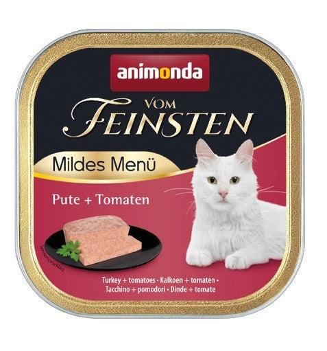 ANIMONDA Vom Feinsten Adult Mildes Menu Turkey с домати - мокра котешка храна - 100g