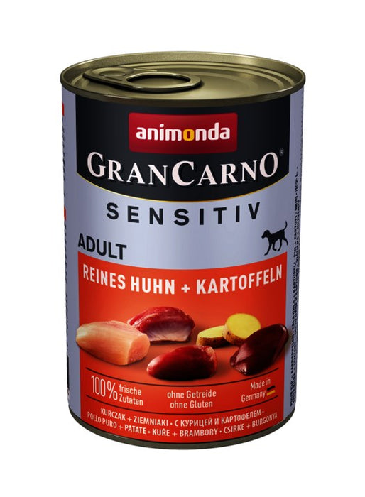 animonda GranCarno 4017721824118 влажна храна за кучета Пиле, черен дроб за възрастни 400 g