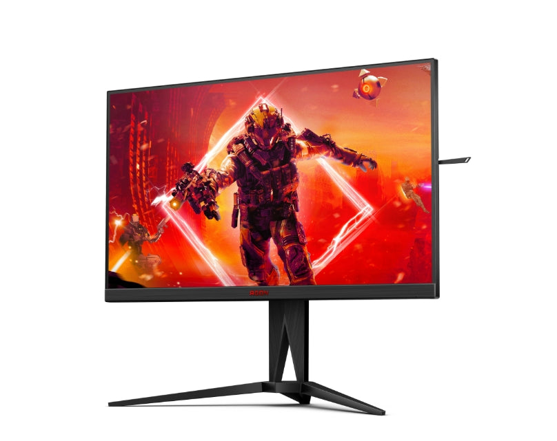 AOC AG325QZN/EU, 31.5" Fast VA WLED, 2560x1440@240Hz, 1ms GtG, 0.5ms MPRT, 400cd m/2, 4000:1, 80M:1 DCR, Adaptive Sync, FlickerFree, Tilt, Height Adjust, Pivot, Swivel, 2xHDMI, 2xDP, USB хъб